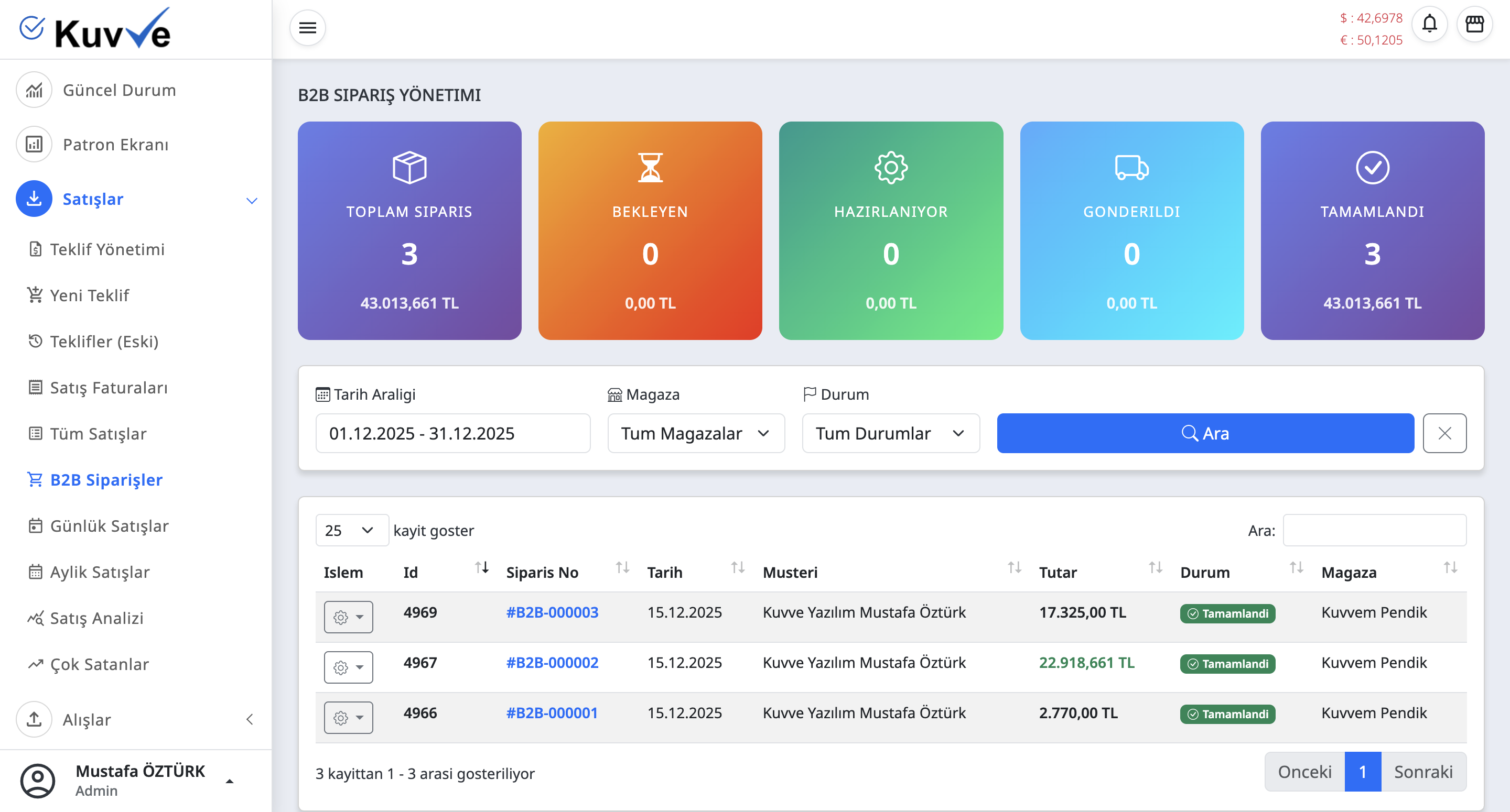 B2B Portal ekran goruntusu 1