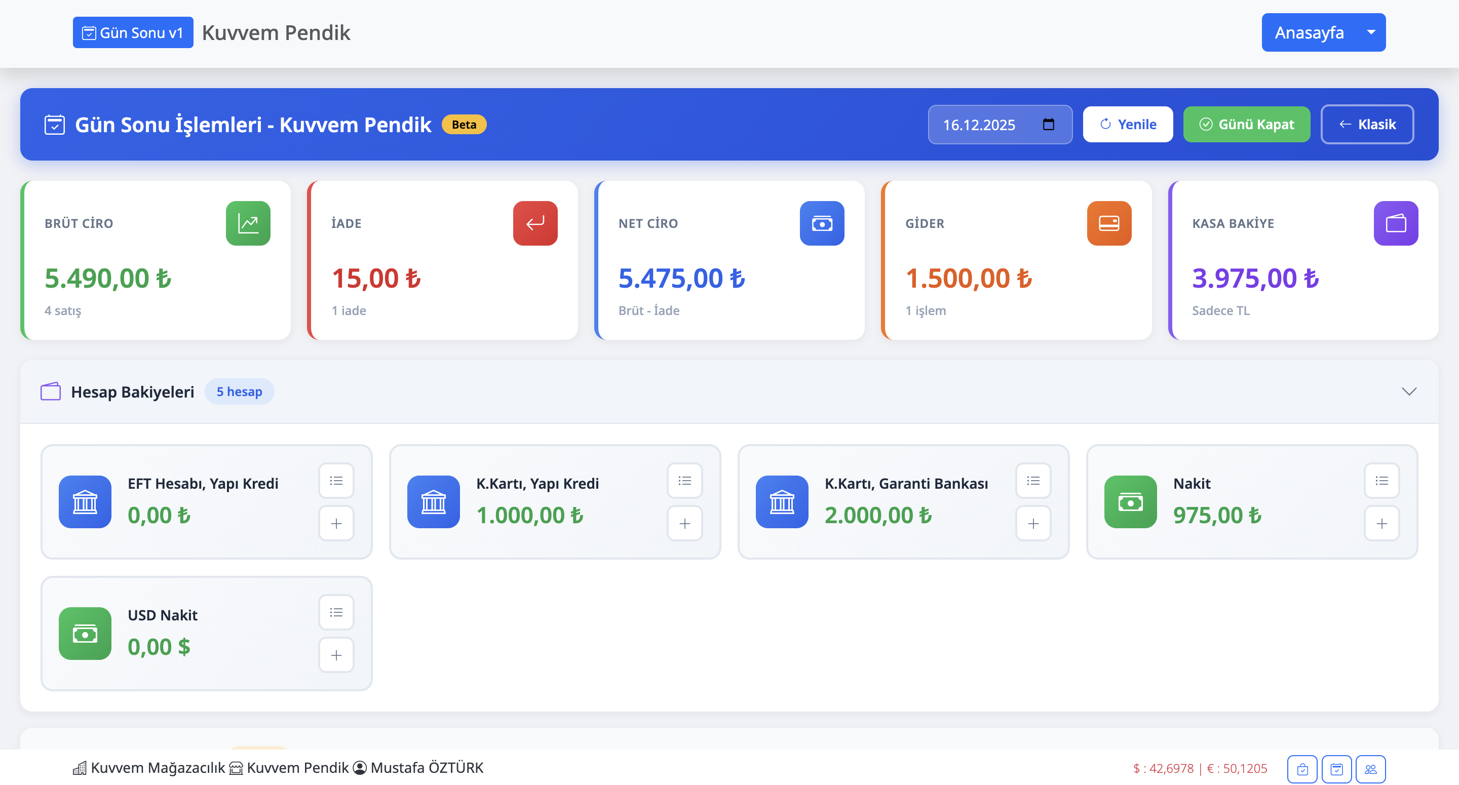 GünSonu ekran goruntusu 1